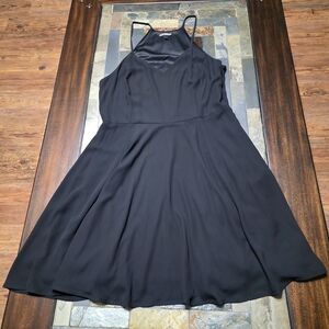 Express Elegant Black Midi Dress